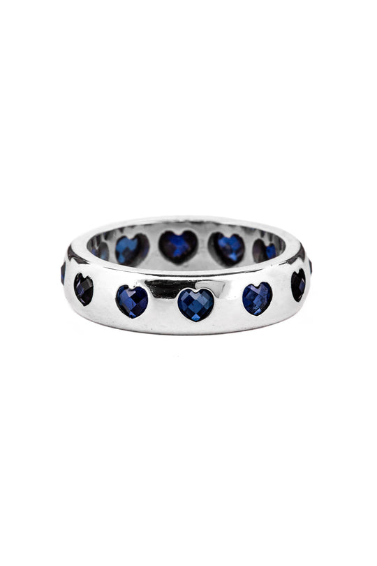 Hearts xo Ring - Sapphire
