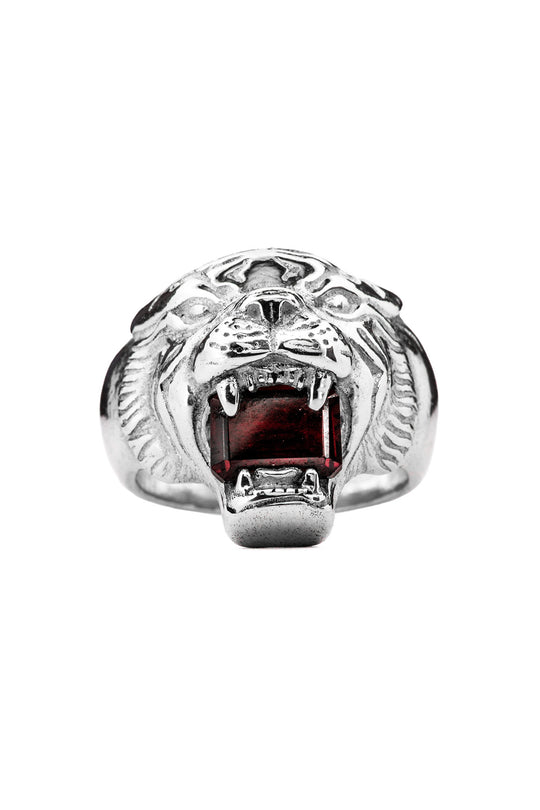 Love Kills Signet - Garnet