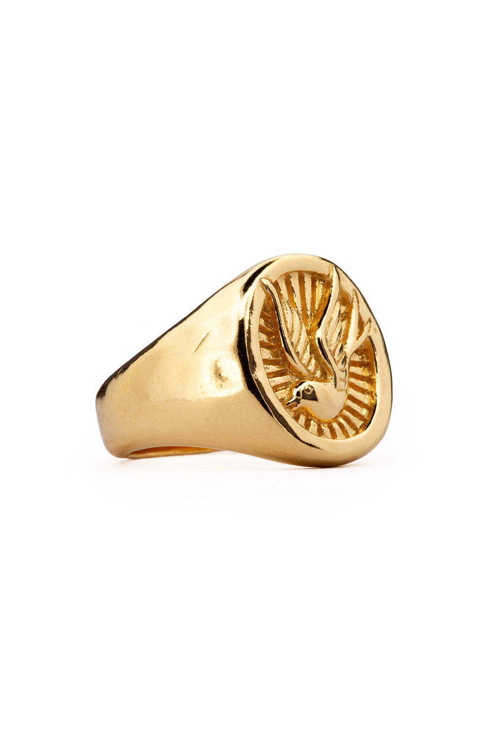 Swallow Signet | Gold