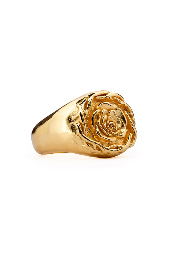 Deadly Rose Signet | Gold