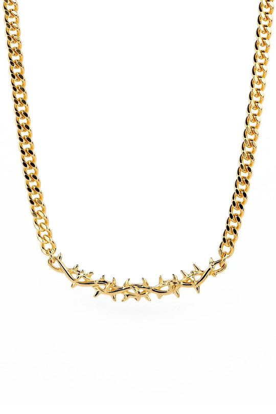 Thorned Necklace I Gold