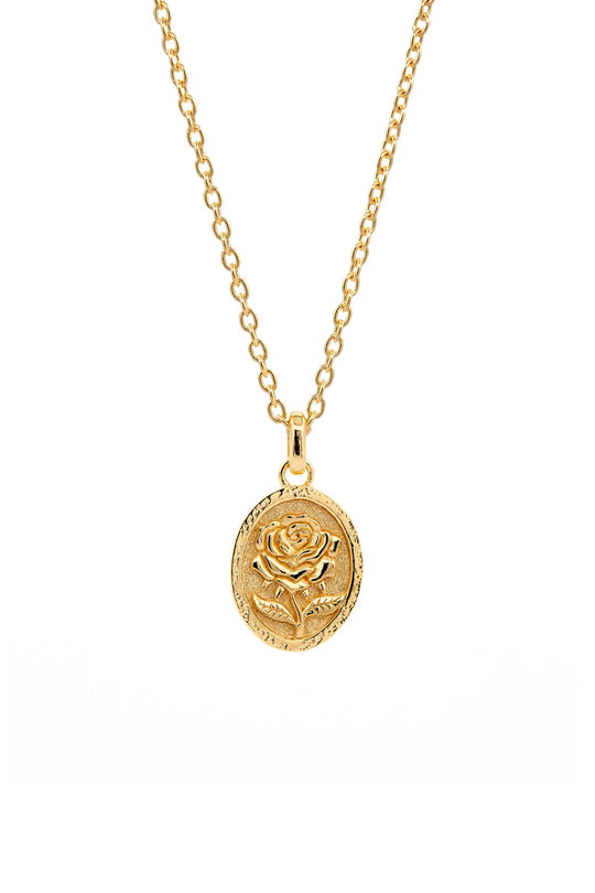 Rose Necklace I Gold
