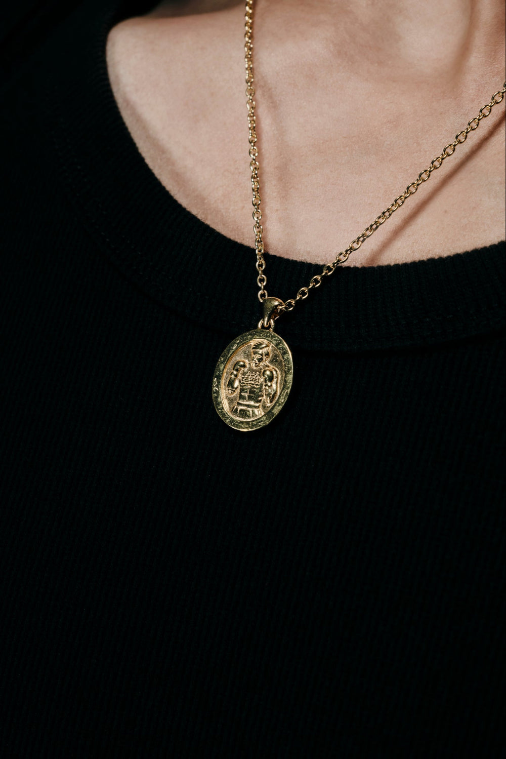 Boxer Necklace | Gold