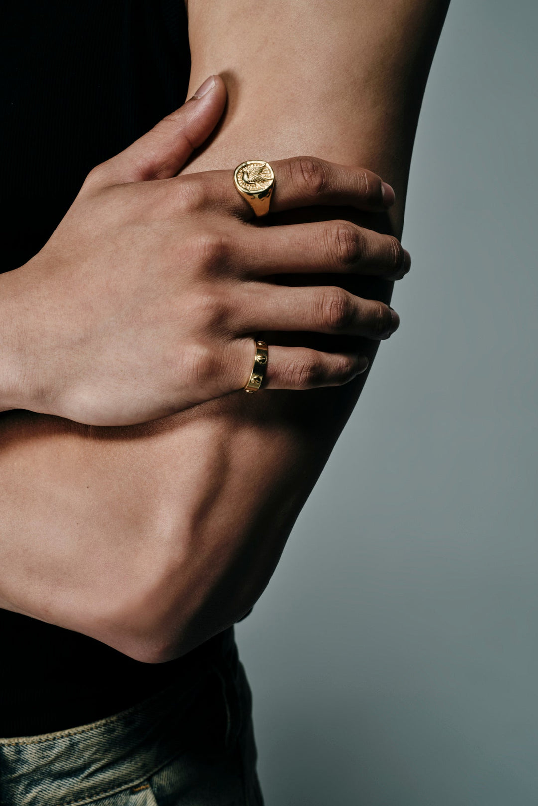Swallow Signet | Gold