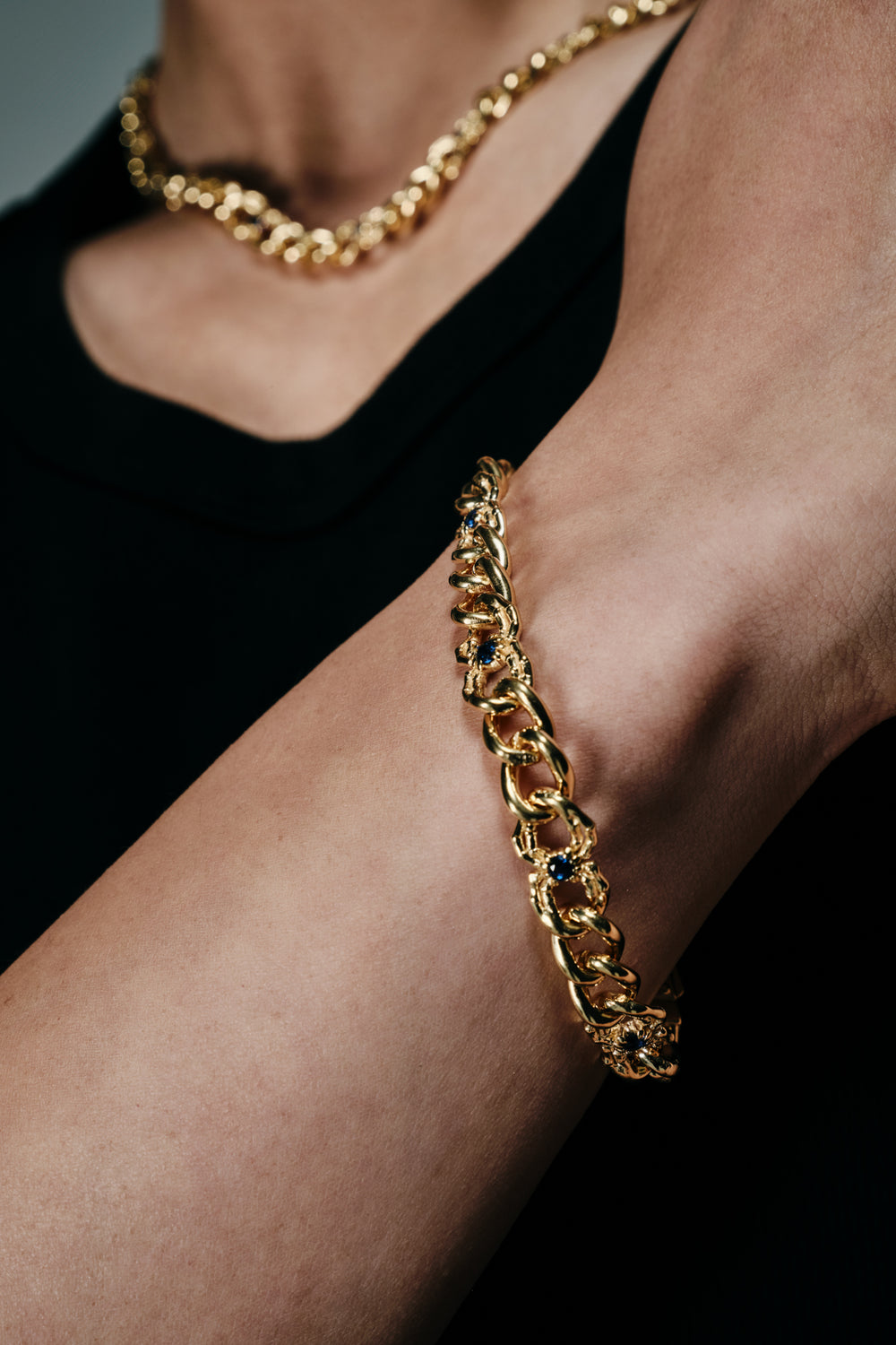 Spider Cuban Bracelet | Gold