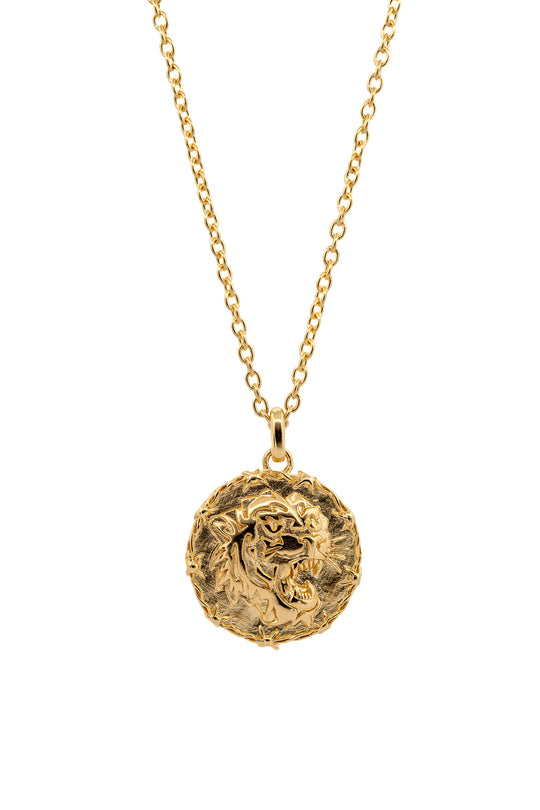 Tiger Necklace I Gold