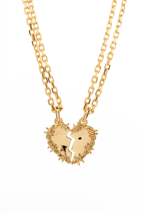 Breakable Heart Necklace I Gold