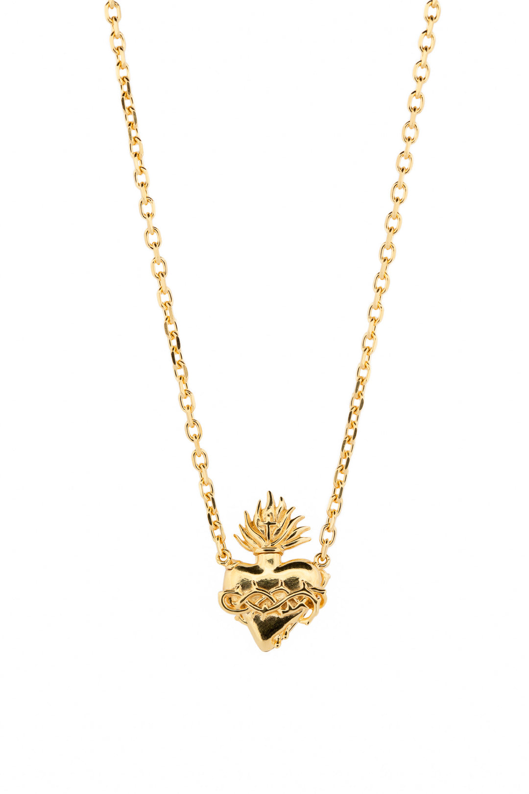 Sacred Heart Locket I Gold