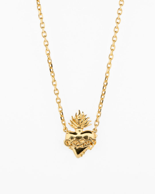 Sacred Heart Locket I Gold