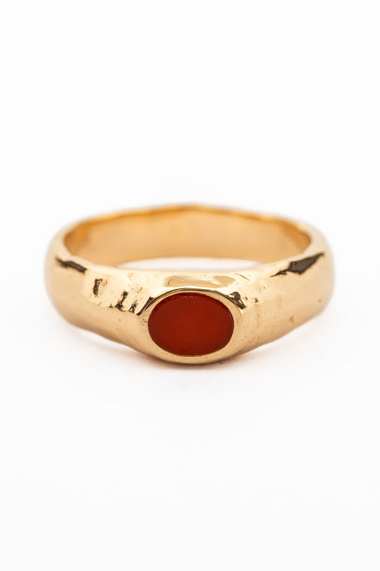 Pluto II | Gold - Carnelian