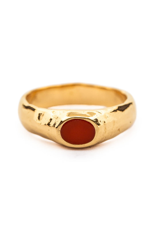 Pluto II | Gold - Carnelian