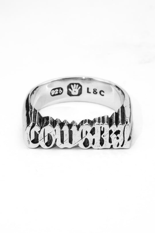 Cowgirl Letter Ring