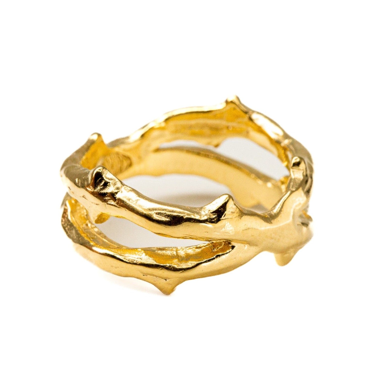 Crown of thorns hot sale ring gold