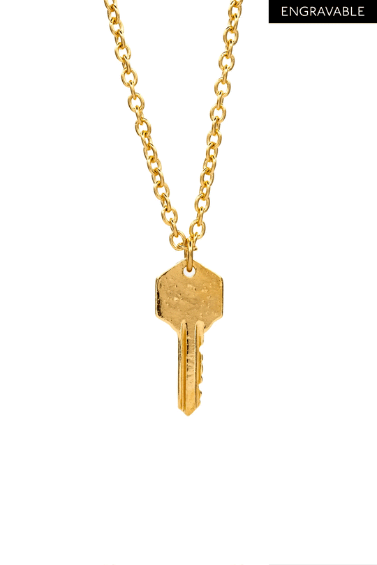 Key Necklace | Gold