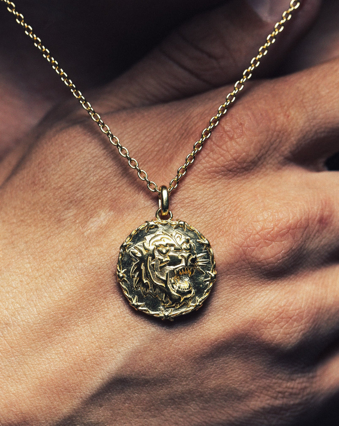 Tiger Necklace I Gold