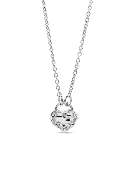 Lil' Barbwire Heart Locket