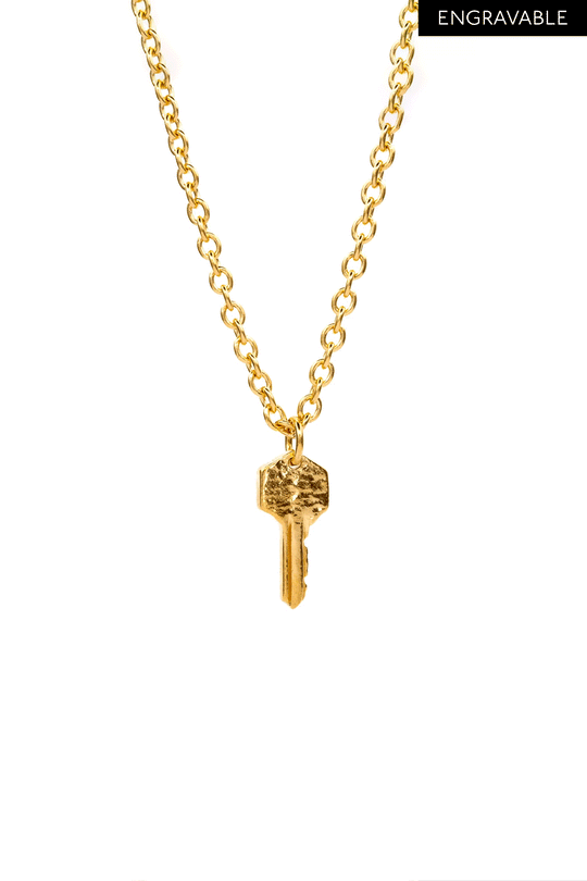 Lil' Key Necklace | Gold
