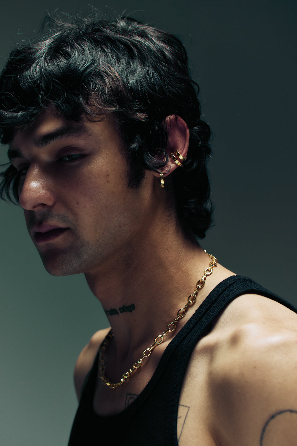 Midnight Earrings | Gold