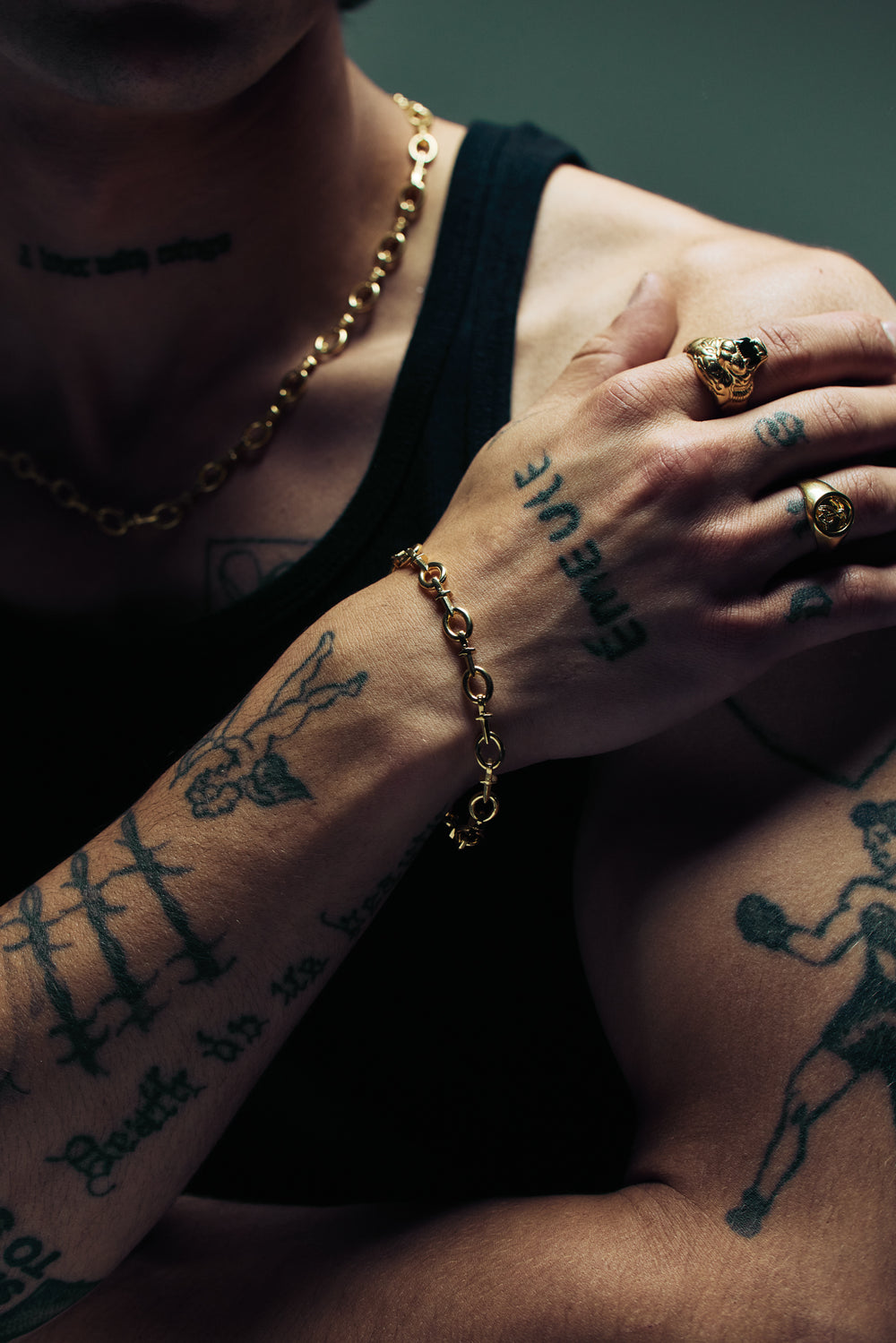 Dagger Bracelet | Gold