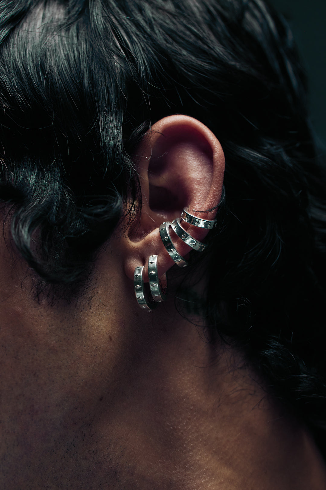 Midnight Ear Cuff