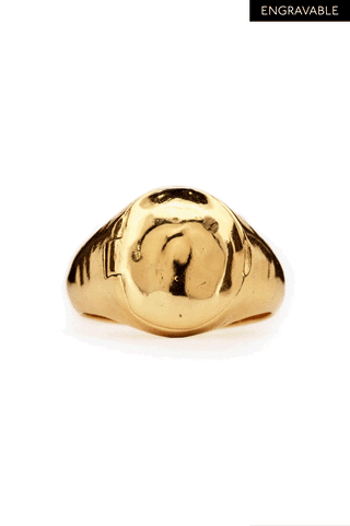 Memento Locket Signet | Gold
