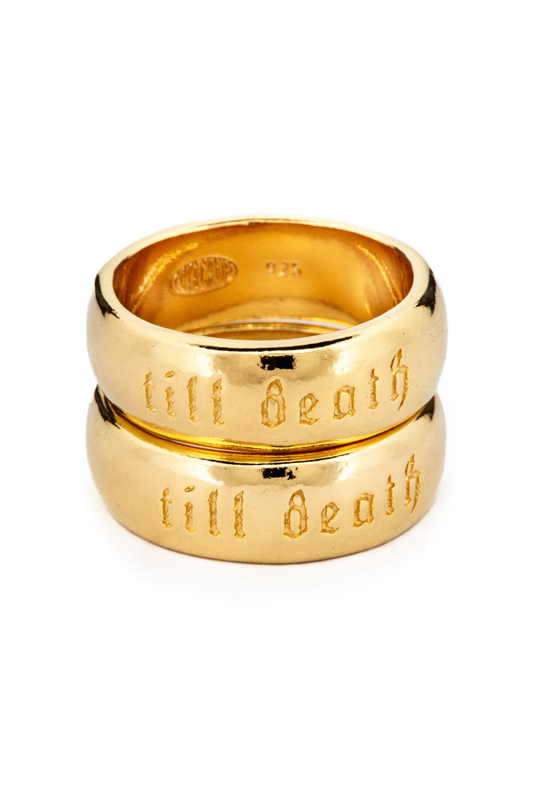 Till Death Ring - Twin Kit XL | Gold & Gold