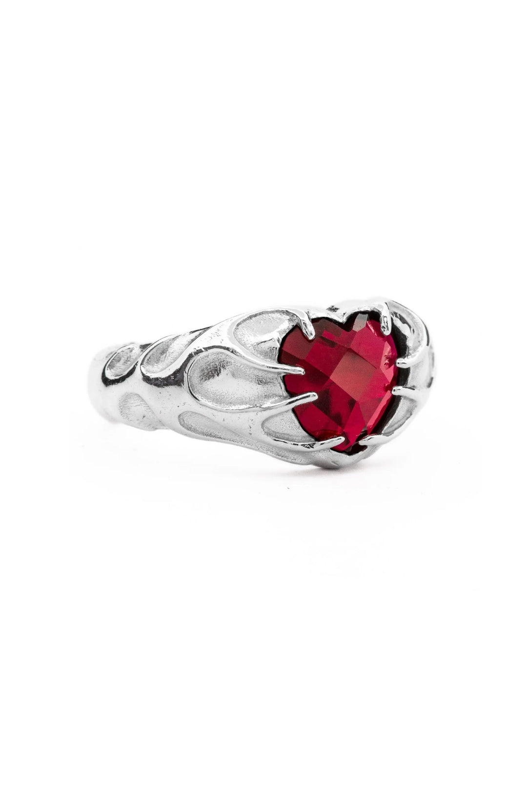 Flaming Heart Signet - Twin Kit | Silver