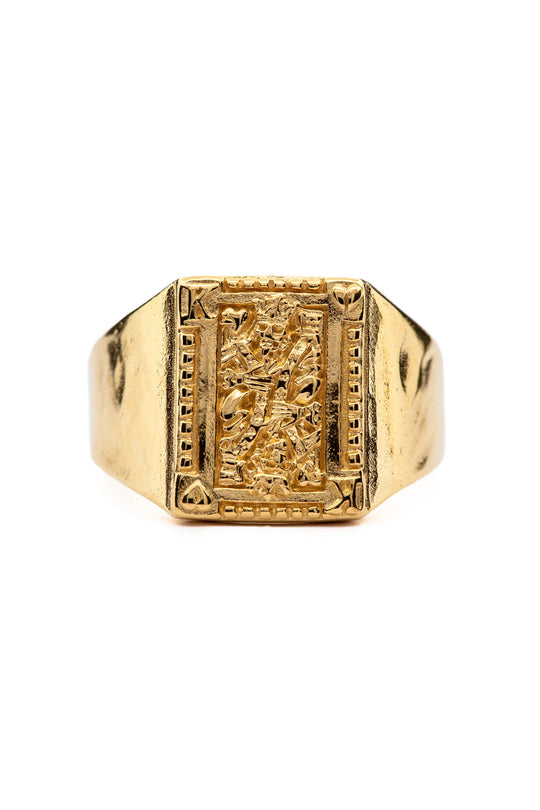 King of Hearts Signet | Gold