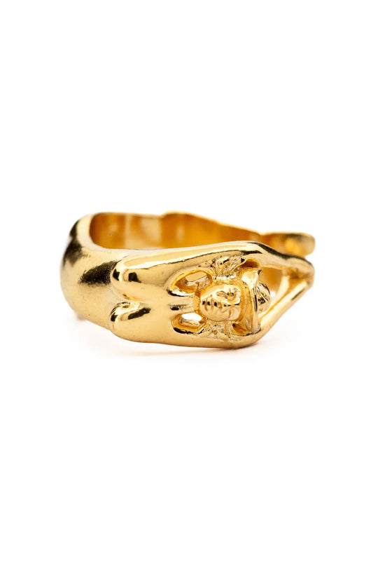 Arched Cowgirl Ring | Gold