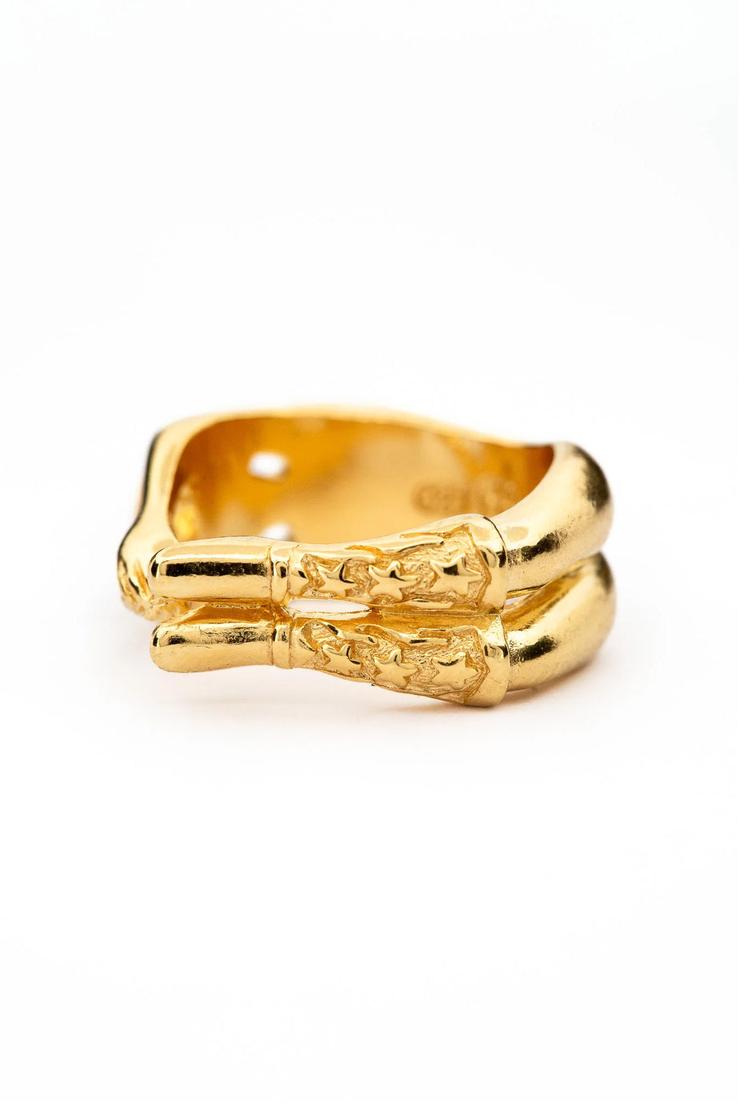 Arched Cowgirl Ring | Gold