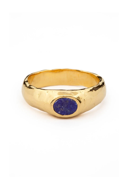 Pluto II Ring - Lapis Lazuli | Gold