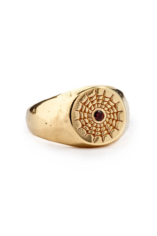 Webbed Signet I Gold