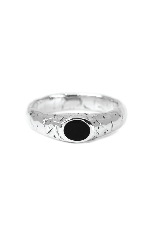 Pluto II Ring - Onyx